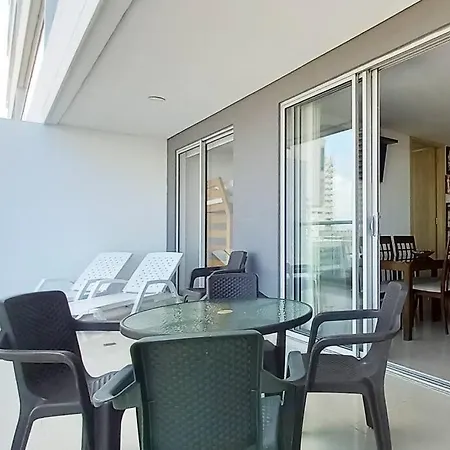 P44 2bd & 3ba Huge Terrance To The Sea 10 Min Walking Walled * Cartagena